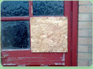 boarded up Pontefract